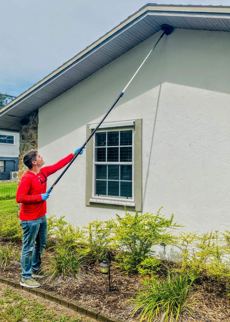 professional cleaner performs general pest control services in bradenton