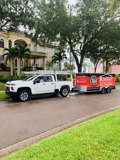 Rodent Solutions service truck - pest control Sarasota