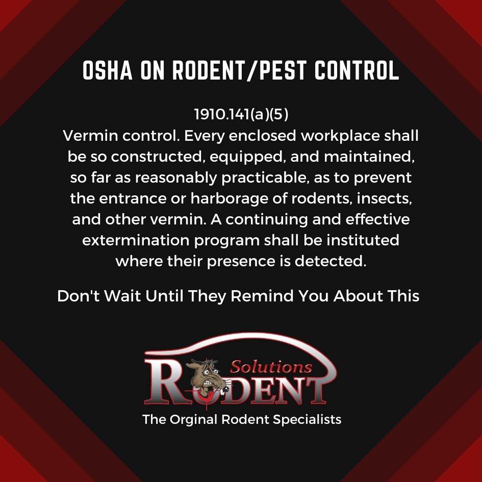 OSHA Regulations in Regard to Commercial Pest Control 